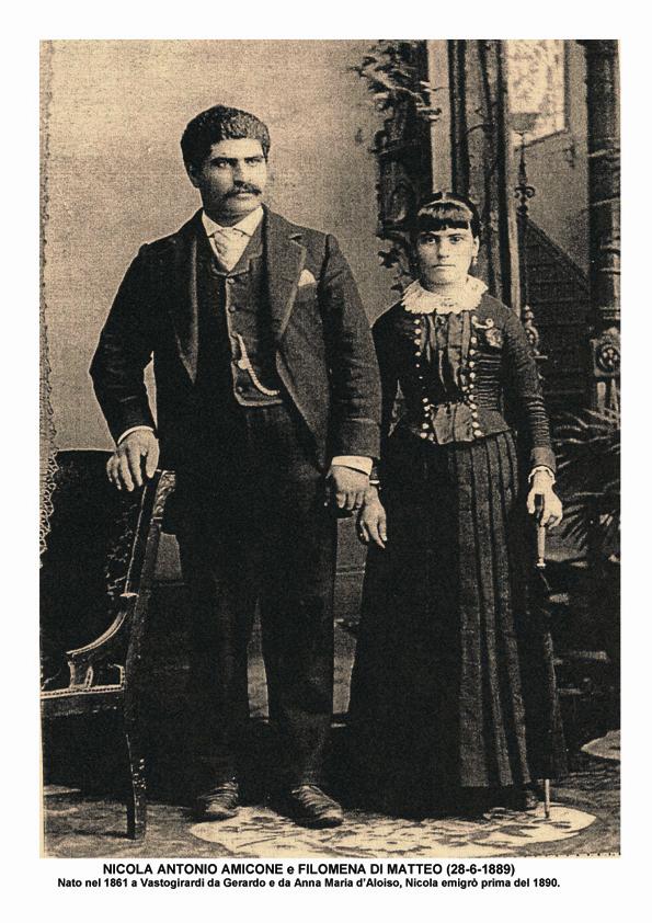 Nicola Antonio Amicone e Filomena Di Matteo